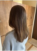ブリーチなしまろやかマロンベージュ
