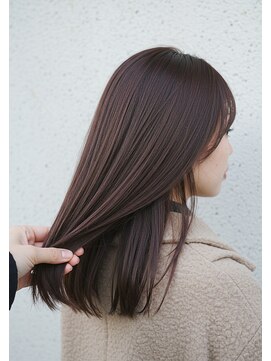 アントワープトーキョー(antwerp TOKYO) 30代40代50代ラベンダーブラウン髪質改善酸性ストレート
