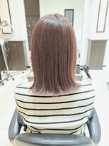 ミック ヘアアンドメイクアップ 高田店(miq Hair&Make up)&nbsp;チョコレートブラウン/ショコラブラウン/外ハネミディアム/艶髪