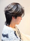 【TAIKI】カルマパーマセンターパートウルフ