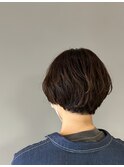 クセをいかしたショートスタイル