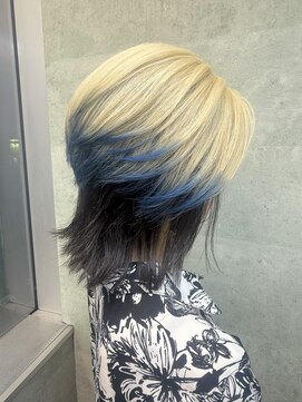 キャラ シャローネ 池袋(Chara Chalone) 抜きっぱなし×裾カラー/推しカラー/資生堂【REINA】