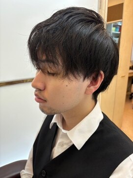 オオノ イキ堂島店(ONO) 2ブロック×マレットスタイル
