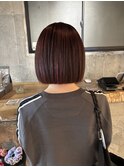 ボルドーミニボブ