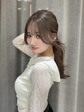 ボタン テンジン(VOTAN tenjin) 【木串楽人】韓国ヘア/レイヤーロング