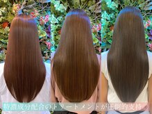 【シャンドラ☆仙台で数店舗しか扱っていない希少品】洗練された艶美髪酸性縮毛矯正、トリートメントプラン