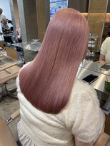 サンク 原宿 表参道(cinq) ミルクティーベージュケアブリーチインナーカラーリタッチカラー