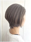 コンパクトな前下がりショートボブ　2509