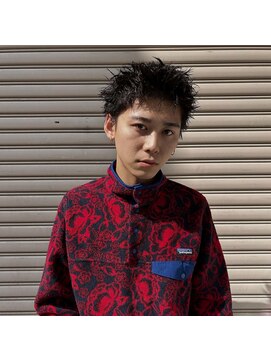 ヒュージ 三軒茶屋(huge) スパイキーショート/ニュアンスパーマ/メンズカット/メンズ