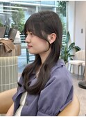 ◯ オリーブグレー/韓国/レイヤーカット/髪質改善/縮毛矯正/札幌