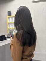 キーチェ 梅田中崎町(keych)&nbsp;毛流れレイヤーカット/ミディアム/髪質改善/縮毛矯正