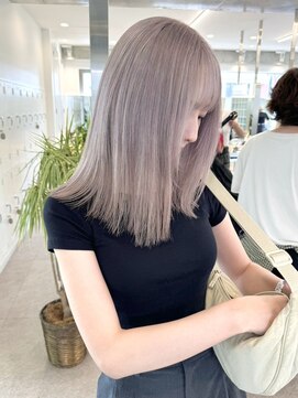 サンクプロジェクト(cinq PROJECT) 原宿韓国顔まわりミルクティーベージミルクティーグレージュ