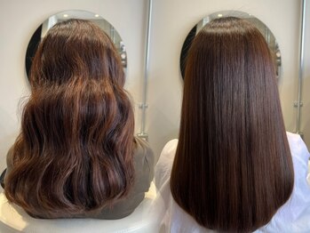 リペア(Repair)の写真/【安佐南区/髪質改善】限りなくダメージを0に近づけた縮毛矯正で髪本来の美しさを。