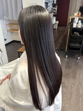 ロング美髪髪質改善縮毛矯正