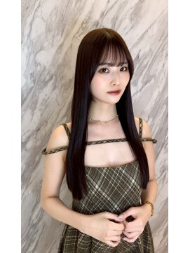アリアツイン バイ エクラート 池袋西口店(ARiA TWiN by ECLART) 【髪質改善ストレート】シースルーバング