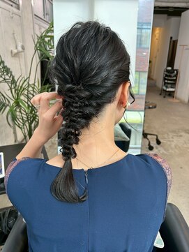 バンクスヘアー(BANK'S HAIR) 【編みおろし】結婚式／二次会/同窓会／池袋/ヘアセット