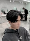 MEN’S HAIR/サーフカール/刈り上げセンターパート/千葉