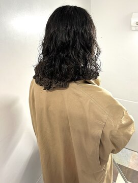 パークホワイト 代官山(PARK White) ニュアンスパーマウルフレイヤーハッシュカットココアブラウン