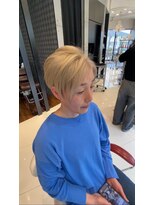 アース 名取店(HAIR&MAKE EARTH)&nbsp;ベージュブロンド