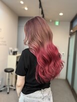 ブロンド(Blonde) ピンクグラデーション
