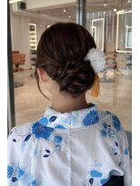 ランズ アネックス 梅田(LANDS ANNEX) 【ヘアセット】低めアップスタイル/浴衣ヘア/梅田駅