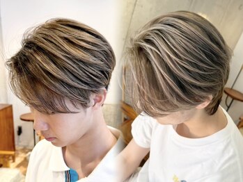 シティー バイ ラック(CITY by LUCK)の写真/カジュアルなのにちゃんとお洒落。パーマやブリーチを取り入れながら自分らしく楽しめるメンズヘアを提案◎