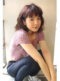 バイオレットアッシュフレンチボブ