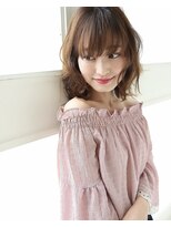 フレーム へアアンドトリートメント 天王寺北口店(FRAME)&nbsp;【FRAME  天王寺あべの】大人可愛い★ふんわりミディ