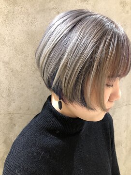 フィーカ(FIKA) 【デザインカラー】ハイトーンショートボブ