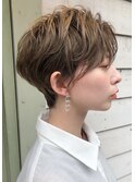 大人気！無造作ハンサムショート