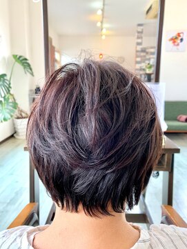 オレンジ(orange) 束感ショート