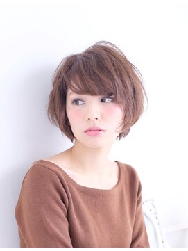 ヘアーズ ベリー 下大利店(hairs BERRY) BERRY＿大人かわいい＿フリンジウェーブ＿ココアブラウン＿前髪