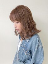 ハピネス 王寺店(Happiness) ミストバング エアリーミディ シアーグレージュ