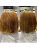 自然なストレートヘアへ。酸性ストレート