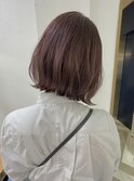 【Lond natire Naomi】ピンクベージュの外ハネボブ