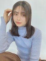 ルービック 難波(Rubik's)&nbsp;透明感/艶髪グレージュ/ストレートヘア