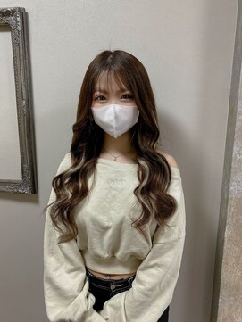 ガルボヘアー 名古屋栄店(garbo hair) #名古屋#栄#プルエクステ#ハイライト#大人ロング#10代#20代