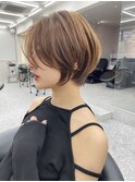 10代20代30代ショートボブ髪質改善丸みショート似合わせカット
