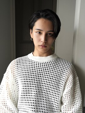 ログ 武蔵新城(L.O.G) 立ち上げバングマッシュ【韓国,マッシュ,アップバング】