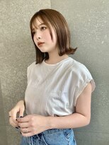 レーヴバイロンド 仙台(Reve by Lond)&nbsp;韓国風くびれボブ　ソアリボブ　シルキーベージュ