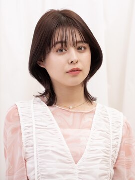 ピークアブー アヴェダ アトレ恵比寿(PEEK-A-BOO AVEDA) レイヤーボブ大人可愛い韓国ヘア前髪ありくびれヘア/ヨシンモリ