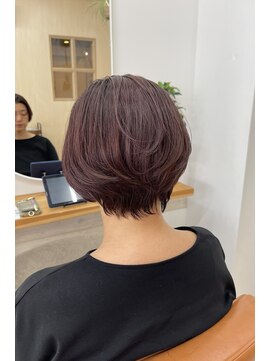 ティエル(TieLu) 都内大人気スタイル×丸みショート×外国人風