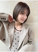 ◎ボブ/ミニボブ/切りっぱなし/前髪/顔周りカット/銀座一丁目