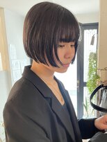 トリコ 柏(tricot)&nbsp;大人可愛い/ミニボブ/切りっぱなしボブ/ショートボブ/大人ボブ
