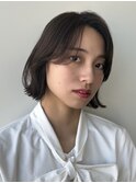 切りっぱなしボブ似合わせカット小顔スタイルFU-05