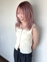 ケセラ(quesera)&nbsp;ハイトーンピンクとふんわりレイヤーカット【大分/ケセラ】