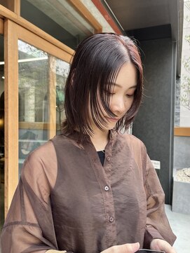 ミー(mii) 【mii】ピンクパープルカラー/顔まわりカット