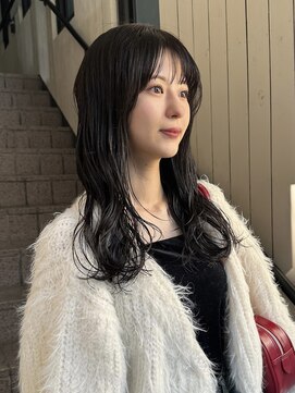 リブロ(LiBro) ネビージュ大人ガーリーフェミニンロングデジタルパーマ