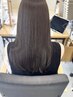 MORNI式 髪質改善 美髪矯正ミネコラ ストレート 超音波導入ケア ロングヘアー