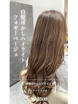 クレア 西尾店(CREA) 白髪ぼかしハイライト/フォギーベージュ